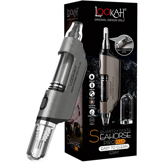 Lookah Seahorse Pro Plus - Electric Nectar Collector - Gray