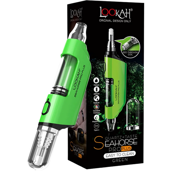 Lookah Seahorse Pro Plus - Electric Nectar Collector - Green