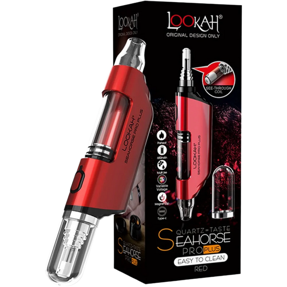 Lookah Seahorse Pro Plus - Electric Nectar Collector - Red