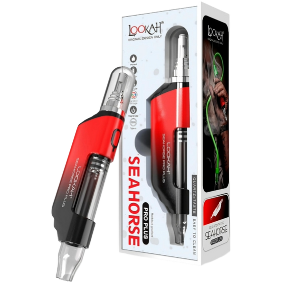Lookah Seahorse Pro Plus - Electric Nectar Collector - Red & Black Gradient