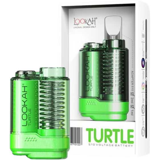 Lookah Turtle 510 Vape Battery - Green