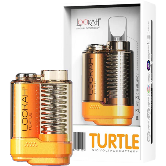 Lookah Turtle 510 Vape Battery - Orange