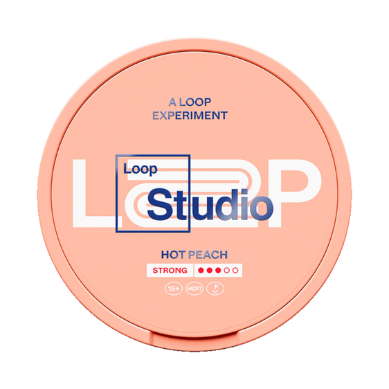 Loop Hot Peach 9.4mg Nicotine Pouches (5 Pack)