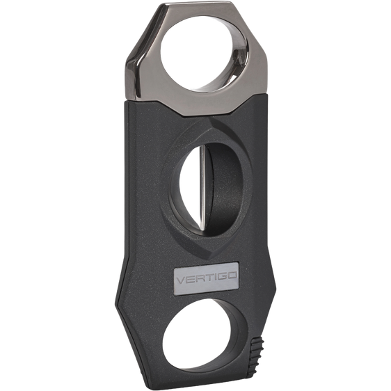 Vertigo Marlin Cigar V-Cutter with Poker - Black