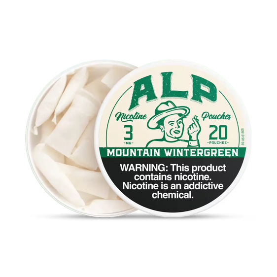 Alp Nicotine Pouches Mountain Wintergreen - 5 Pack
