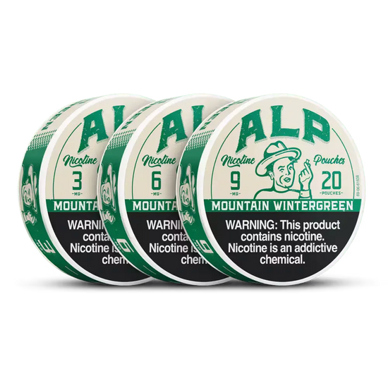 Alp Nicotine Pouches Mountain Wintergreen - 5 Pack