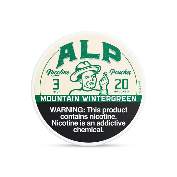 Alp Nicotine Pouches Mountain Wintergreen - 5 Pack