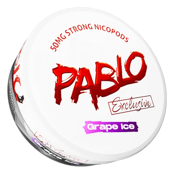 Pablo Exclusive Nicotine Pouches Grape Ice 30MG - 5 Pack