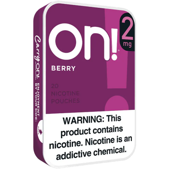 ON! Berry Nicotine Pouches (5 Pack) - 2mg