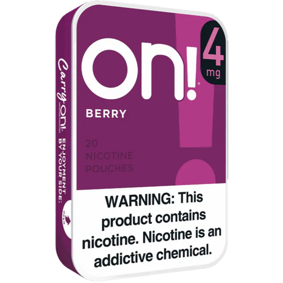 ON! Berry Nicotine Pouches (5 Pack)