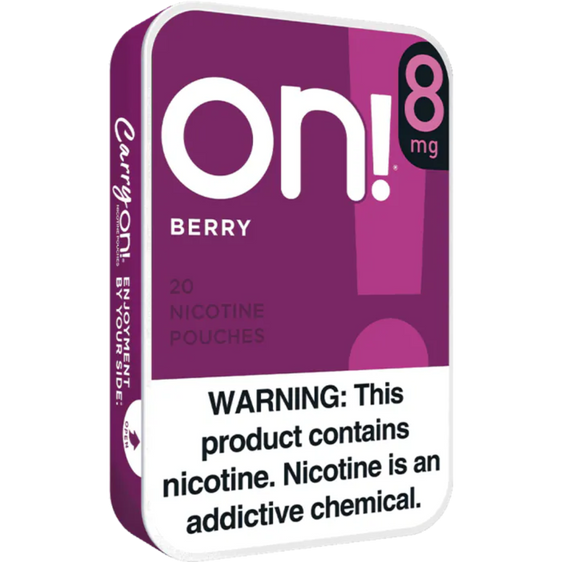 ON! Berry Nicotine Pouches (5 Pack) - 8mg