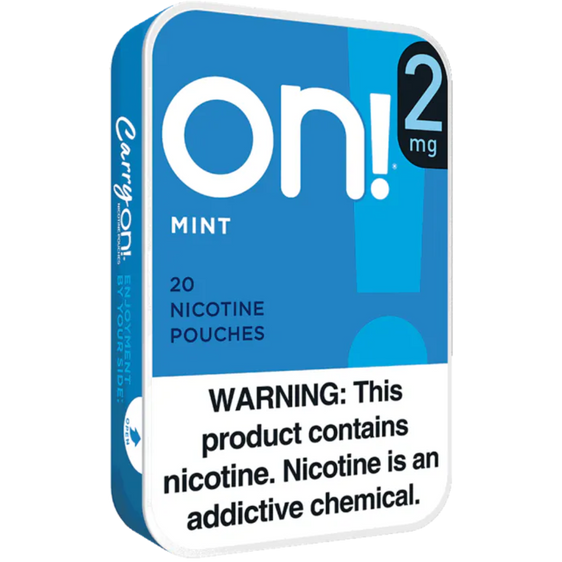 ON! Mint Nicotine Pouches (5 Pack) - 2mg