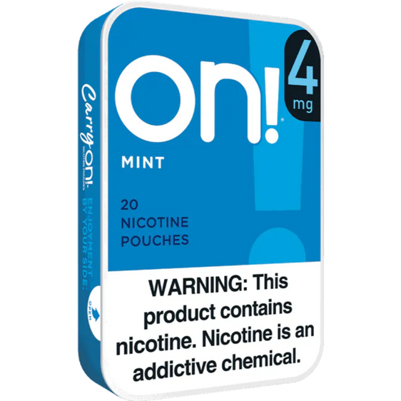 ON! Mint Nicotine Pouches (5 Pack) - 4mg