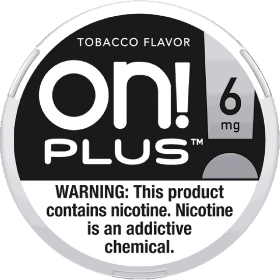 ON! Plus Tobacco Nicotine Pouches (5 Pack)