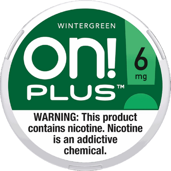 ON! Plus Wintergreen Nicotine Pouches (5 Pack)