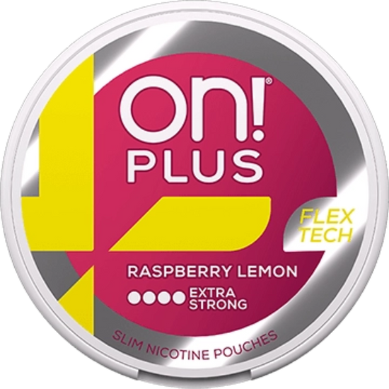 ON! Plus Raspberry Lemon Nicotine Pouches (5 Pack)