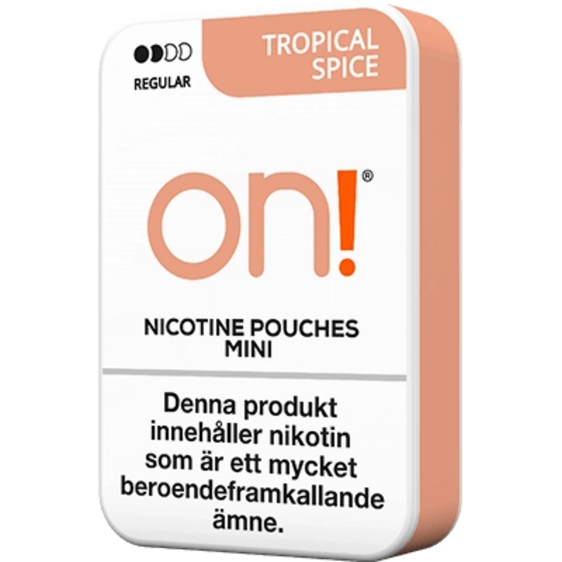 ON! Tropical Spice Nicotine Pouches (5 Pack) - 3mg