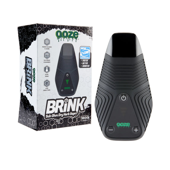 Ooze Brink - 1800 MAh Dry Herb Vaporizer - Panther Black