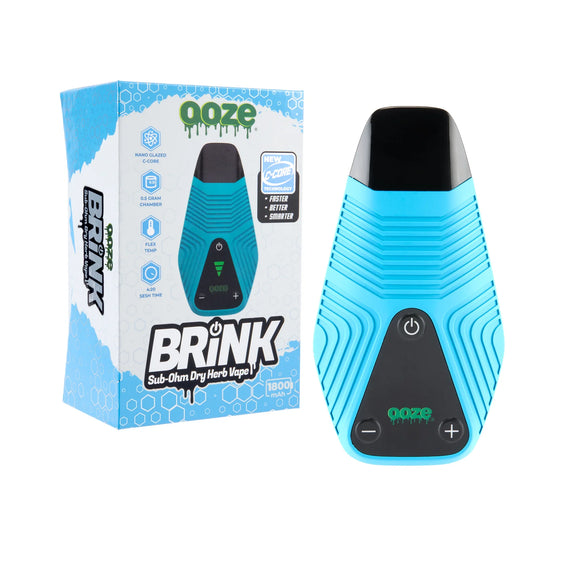 Ooze Brink - 1800 MAh Dry Herb Vaporizer - Sapphire Blue