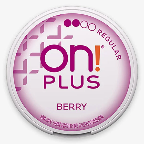 ON! Plus Nicotine Pouches Berry - 5 Pack