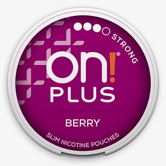 ON! Plus Nicotine Pouches Berry - 5 Pack - 9mg