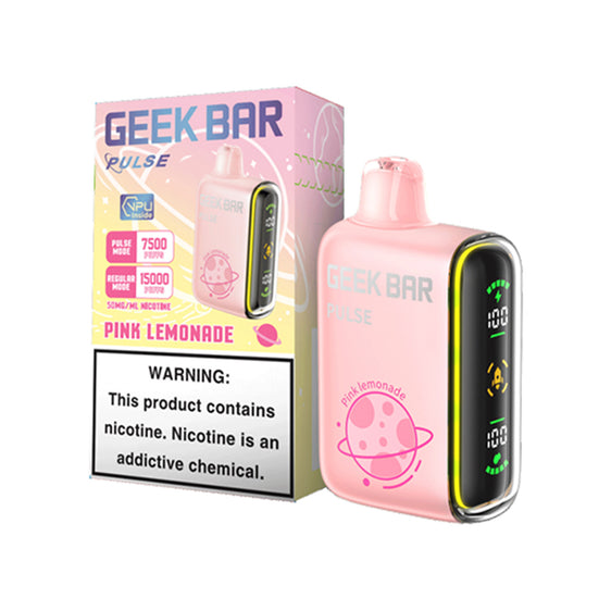Geek Bar Pulse 15000 Puffs Disposable Vape - Pink Lemonade
