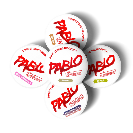 Pablo Exclusive Nicotine Pouch Bundle 30mg (5 Pack)