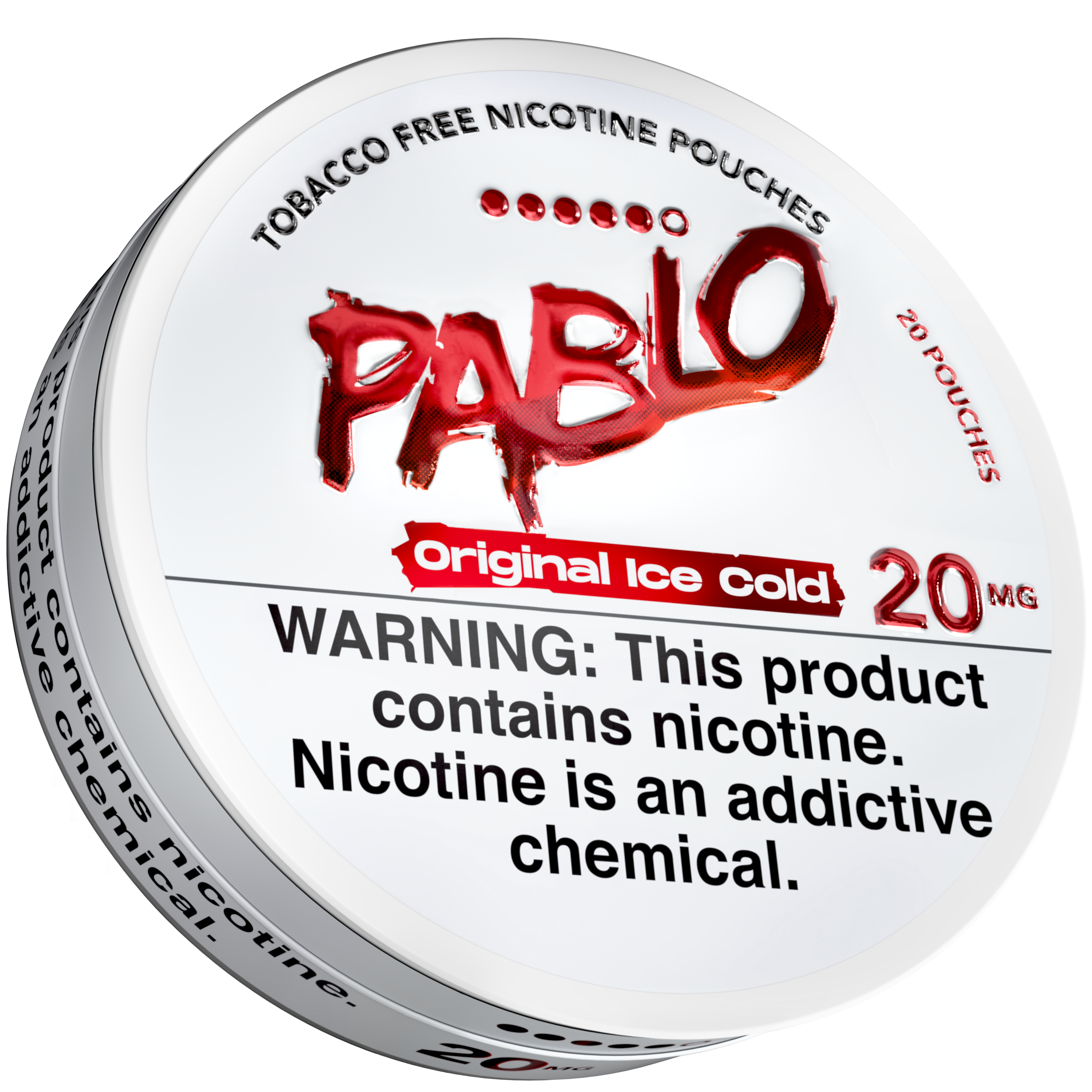 cold tobacco Pablo Ice Cold 20mg Nicotine Pouches