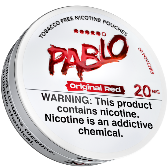 Pablo Nicotine Pouches Original Red 20MG  - 5 Pack
