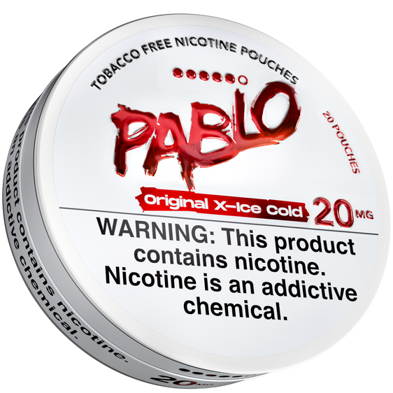 Pablo Nicotine Pouches Original X-Ice Cold 20MG - 5 Pack