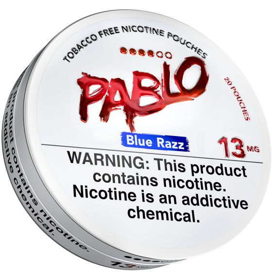 Pablo Nicotine Pouches Blue Razz - 5 Pack - 13mg