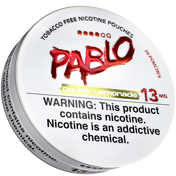 Pablo Nicotine Pouches Double Lemonade - 5 Pack - 13mg