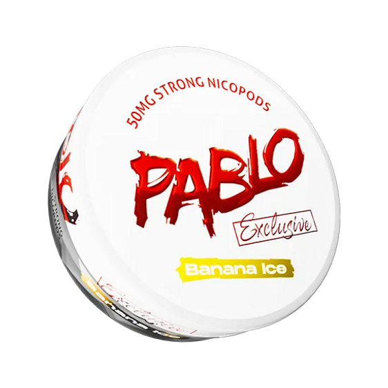 Pablo Nicotine Pouches Banana Ice 30MG - 5 Pack
