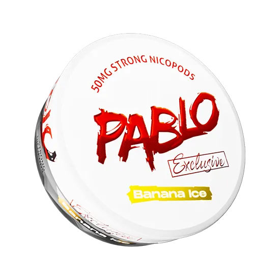 Pablo Nicotine Pouches Banana Ice 30MG - 5 Pack