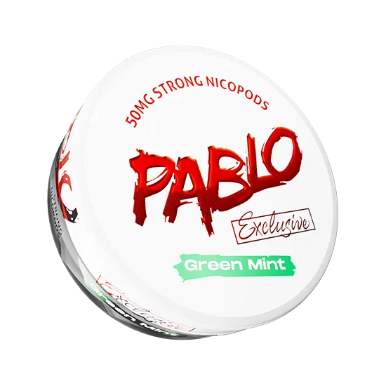 Pablo Nicotine Pouches Green Mint 30MG - 5 Pack