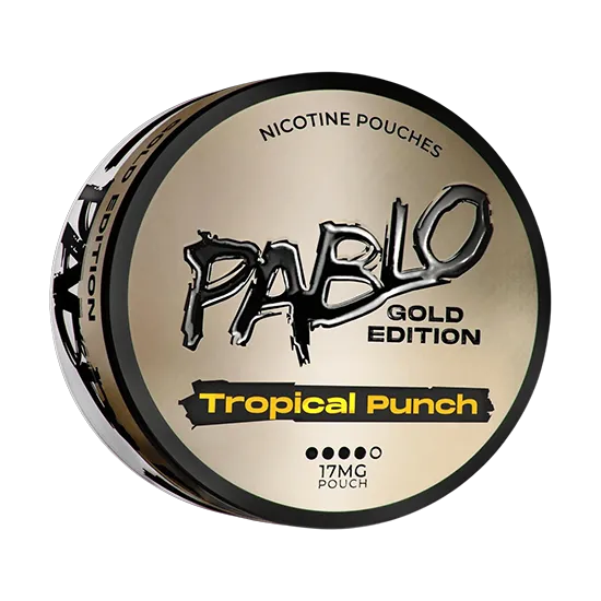 Pablo Nicotine Pouches Gold Edition Tropical Punch 17MG - 5 Pack