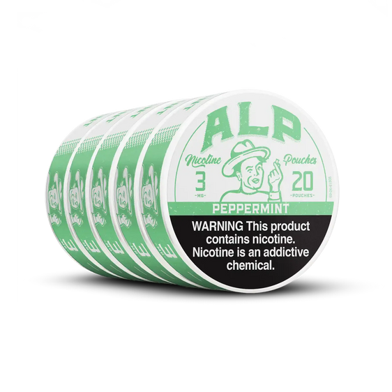 Alp Nicotine Pouches Peppermint - 5 Pack