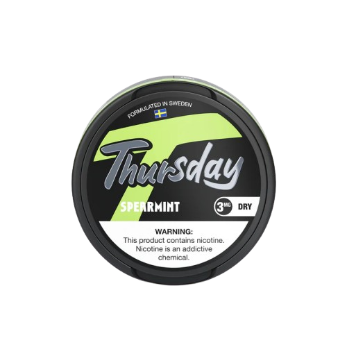 Thursday Nicotine Pouches Dry - Spearmint