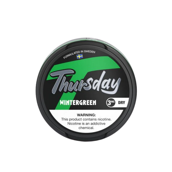 Thursday Nicotine Pouches Dry - Wintergreen