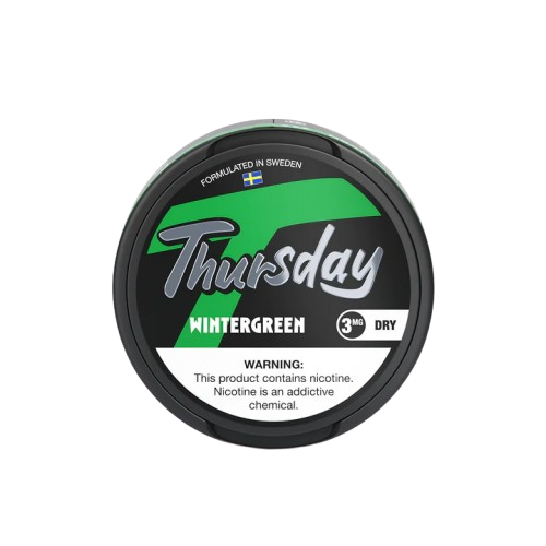 Thursday Nicotine Pouches Dry - Wintergreen
