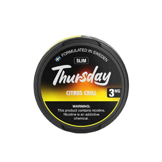Thursday Nicotine Pouches Slim - Citrus Chill