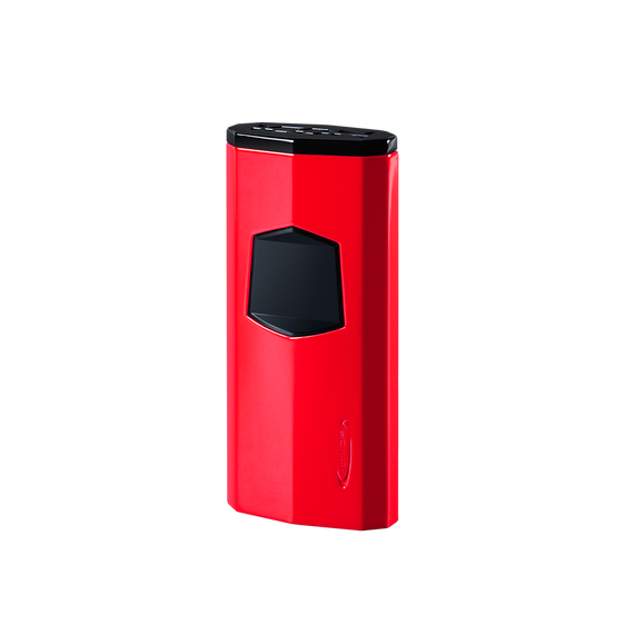 Vector Icon IV Electric Flat Torch Lighter - Red Lacquer