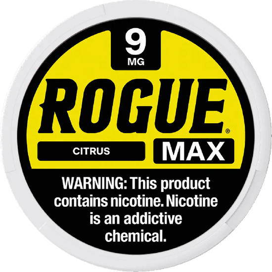 Rogue MAX Citrus Nicotine Pouches - 5 Pack