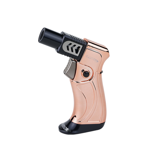 Vector Warrior Jet Torch Table Lighter - Copper Polished