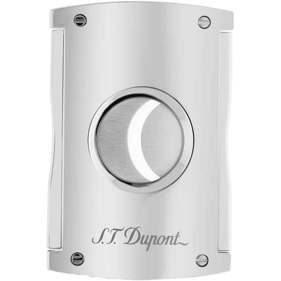 S.T. Dupont 2-in-1 Cigar Cutter & Stand – Chrome