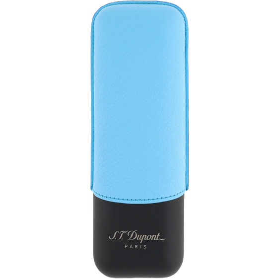 S.T. Dupont Double Cigar Case – Turquoise Blue