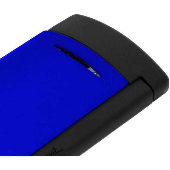 S.T. Dupont Fun Size Minijet Lighter - Neon Blue & Matte Black