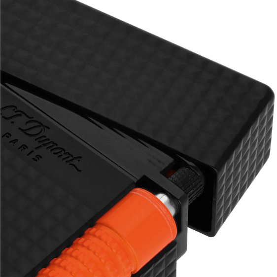 S.T. Dupont Le Grand Lighter – Black & Orange