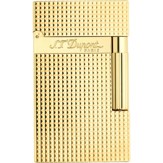 S.T. Dupont Ligne 2 Lighter – Diamond Head Gold