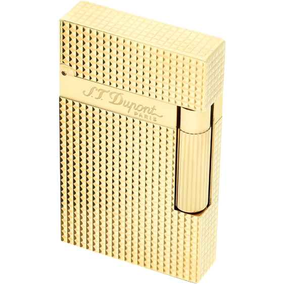 S.T. Dupont Ligne 2 Lighter – Diamond Head Gold